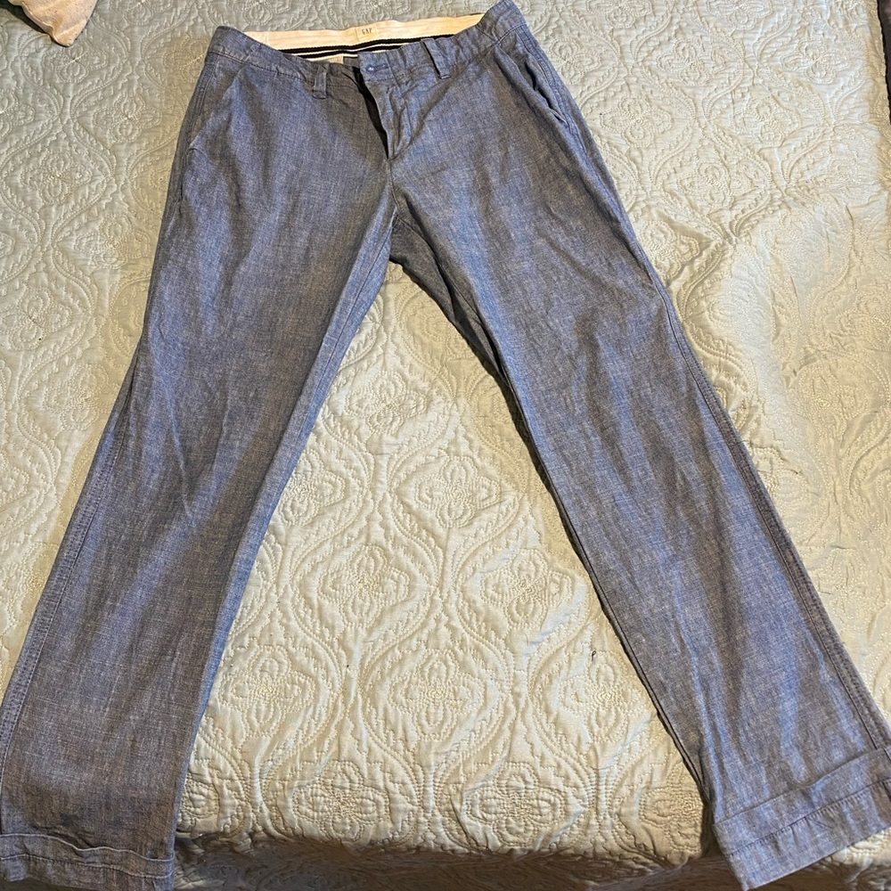 Gap blue girlfriend chino - size 0